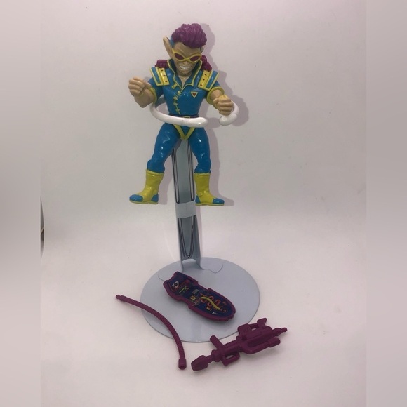 90S TMNT Zak The Neutrino Action Figure 100% Complete w Original Accessories - Picture 2 of 6